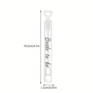 Faveurs de fête pour future <span class=keywords><strong>mariée</strong></span>, 10 bouteilles à bulles en forme de cœur, cadeaux de mariage pour invités, jouets amusants pour faire des bulles, cadeaux de mariage - Product Image 5