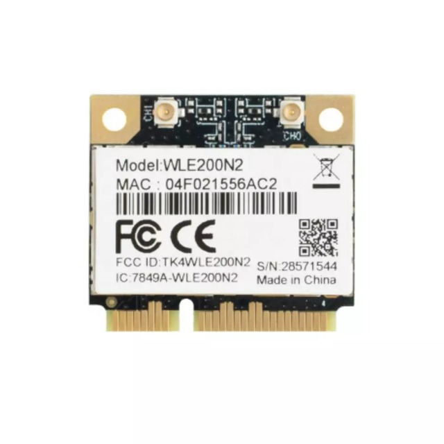 AR9287 WLE200N2 2.4GHZ 2x2 802.11N HALF SIZED Wifi Card Wifi Module WLE200N2 WiFi Module