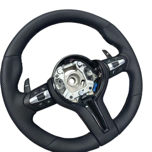 Перфорированный кожаный руль для BMW F10 F30 F31 F32 F20 E92 E71 X6 X5 E70 M3 M4 M5 M6 F36 E90 <span class=keywords><strong>M</strong></span> спортивный руль - Product Image 3