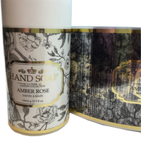 Étiquettes de bouteille de savon liquide étanche de haute qualité étiquettes de douche de corps en plastique transparent autocollant