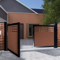 Vente en gros de panneaux de clôture en bois composite WPC imperméables pour jardin extérieur Clôture en bois et plastique pour