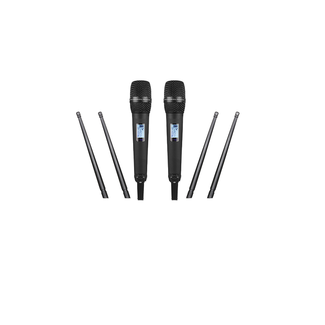 True Diversity Handheld 2-Channel Lightweight & Portable Wireless Microphones with 3-Year Warranty