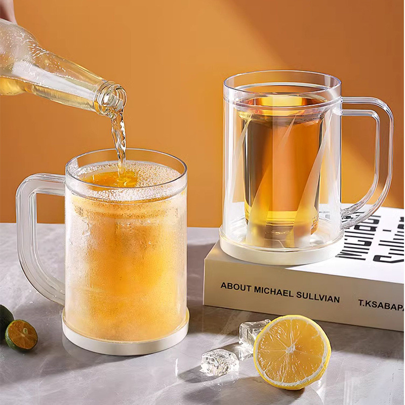 Crystal PP double-walled freezing cups [2-pack] - Quality Choice