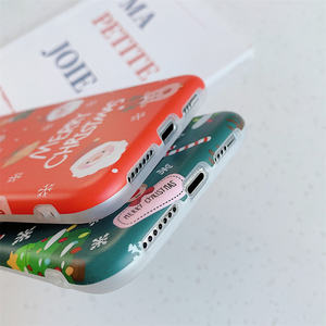 Coques de téléphone <span class=keywords><strong>pour</strong></span> iPhone, vente chaude, TPU souple, IMD, Joyeux Noël - Product Image 6