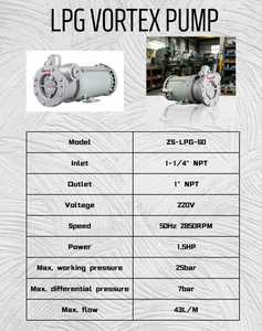 Bomba de Gas LPG de 220V, Bomba de Transferencia de LPG, Máquina para Estación de Servicio de Gas LPG - Product Image 2