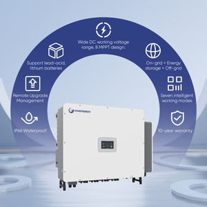 Inhenergy 3 giai đoạn lai biến tần 90Kw 100kw 120kw 125kw IP66 năng lượng mặt trời năng lượng biến tần cho sử dụng thương mại - Product Image 3