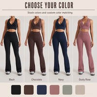 Soutien-gorge de yoga sans couture personnalisé avec coussinets amovibles, séchage rapide, respirant, léger, extensible dans quatre directions, débardeur de sport avec boucle
