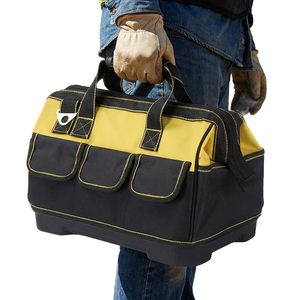 Heavy Duty <b>Garden</b> Toolkit Oxford 16inch Wide Mouth <b>Tool</b> <b>Storage</b> Bag with Molded Base for Men - Product Image 3