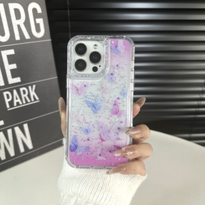 Étui de téléphone 3 en 1 avec paillettes époxy brillantes pour <span class=keywords><strong>HONOR</strong></span> 600 <span class=keywords><strong>LITE</strong></span> X8D X5C PLUS Play 10 4G X7D 4G - Product Image 3