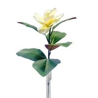 Bunga Magnolia Kuning 51 Cm, Simulasi Berkualitas Tinggi, Lembut, untuk Dekorasi Taman dan Rumah