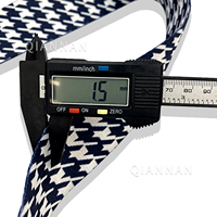Sangle en polyester imprimée à motif léopard, colorée, durable, écologique, 50 mm de large, épaisseur 1-1,6 mm, pour bagages, à transfert thermique