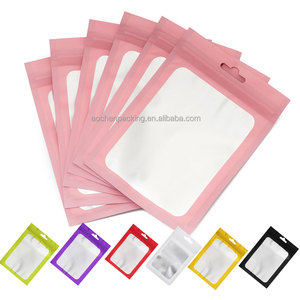 Bolsas Azules <span class=keywords><strong>para</strong></span> Pestañas con Logotipo Personalizado, Bolsas con Cierre Ziploc <span class=keywords><strong>para</strong></span> Empaque de <span class=keywords><strong>Alimentos</strong></span> y Brillo de Labios, Bolsa de Papel de Aluminio con Cierre Ziploc, MOQ Bajo - Product Image 5