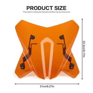 Nouveaux accessoires <span class=keywords><strong>de</strong></span> modification <span class=keywords><strong>de</strong></span> moto pour KTM Duke 390 2024 Pare-brise avant Verre Exclusivité transfrontalière En stock - Product Image 3