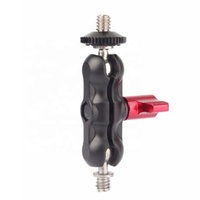 Support de fixation Superclamp en métal avec vis 1/4'' pour caméra d'action, téléphone, double rotule, compatible GoPro, microphone et plus