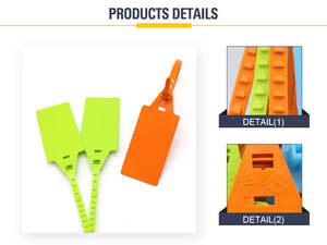 Etiqueta <span class=keywords><strong>de</strong></span> Seguridad <span class=keywords><strong>de</strong></span> Plástico Desechable Personalizada JCPS102, Sello <span class=keywords><strong>de</strong></span> Plástico con Número <span class=keywords><strong>de</strong></span> Serie - Product Image 2