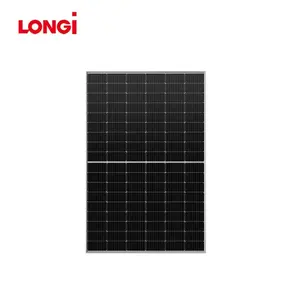 Venta caliente Longi Hi-MO 5 6 Kit de paneles solares grandes Paneles solares fotovoltaicos de vidrio doble listos para enviar