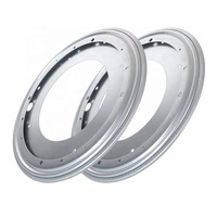Plateau tournant Lazy Susan en fer robuste, rond et creux, pour table à manger, base pivotante à 360 degrés, design moderne