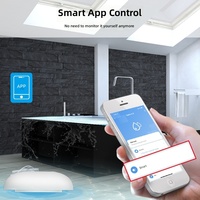 Détecteur de fuite d'eau intelligent ZigBee Graffiti pour maison connectée avec contrôle par application, capteur d'immersion dans l'eau à piles
