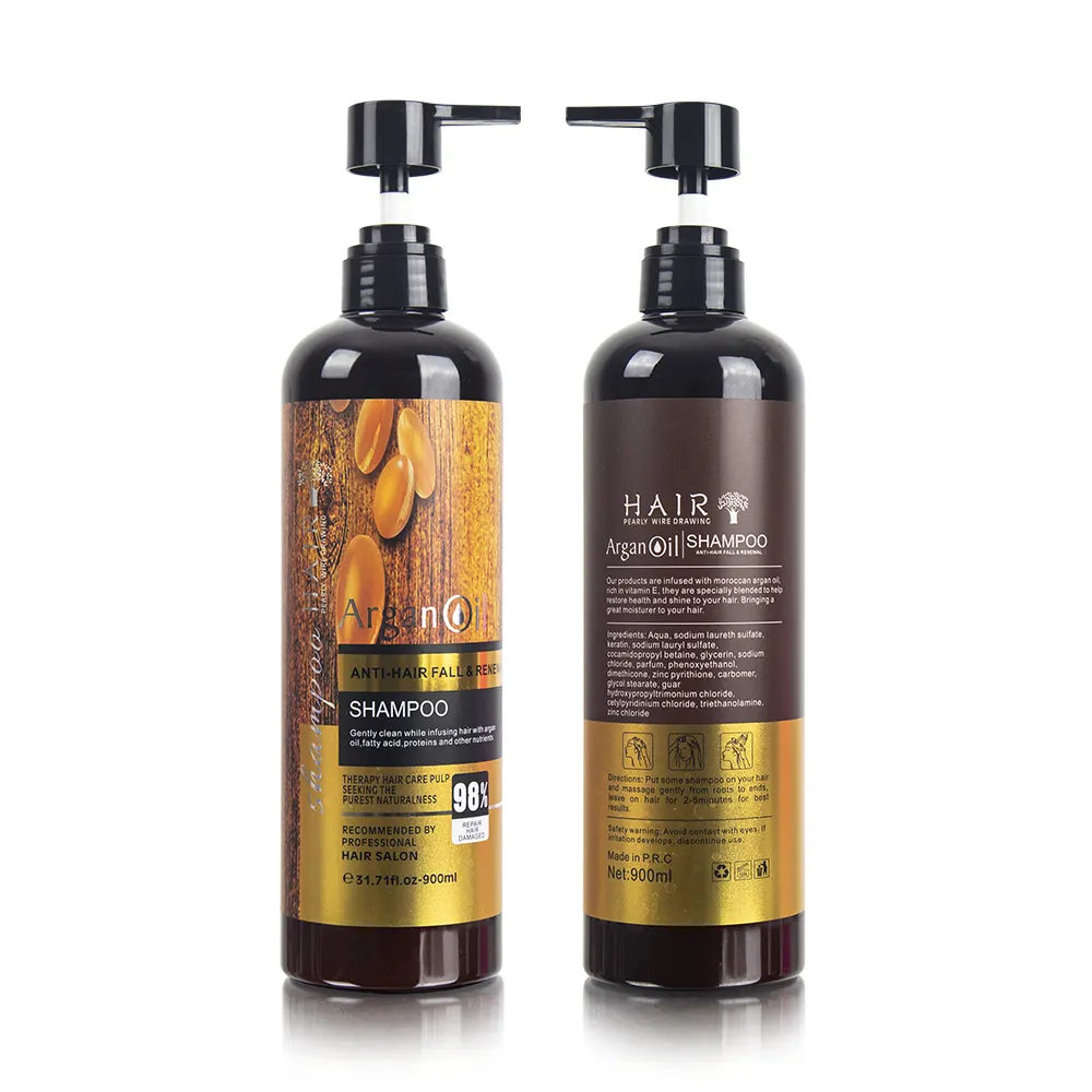 Cura naturale riparazione lisciante balsamo vegano prodotti per capelli all'ingrosso trattamento cheratina olio di argan zenzero capelli shampoo