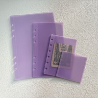 Portefeuille de rangement étanche en PP de haute qualité, sans fermeture éclair, plusieurs couleurs, formats A6, A7, A5, A9, pour espèces et enveloppes d'épargne, en stock, sans MOQ