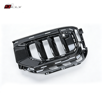 Accessoires en gros : Kit carrosserie avec calandre en carbone sec et support intégré pour pare-chocs avant, pour Mercedes Benz Classe G W465 G63 AMG