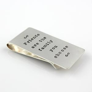 Regalos de negocios Preferred Metal Craft Custom Grabado Logo En blanco Oro Astilla Acero inoxidable Metal Money Clip - Product Image 3