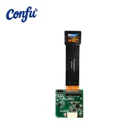 Layar AMOLED CONFU 0.39 Inci 1024*768 Kecerahan Tinggi Micro USB-C MIPI Pencitraan Termal FPV EVF AR VR