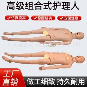 Maniquí de enfermería avanzado con funciones completas, maniquí de cateterización masculino y femenino con órganos internos, úlceras por presión, orales y - Product Image 4