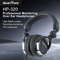 Headphone Monitoring Huayi Voice, Laris Manis, Harga Terjangkau, Hifi, Kabel 3.5mm, untuk Mendengarkan Musik dan Monitoring di Studio DJ