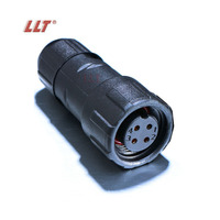 Connecteur de prise pour vélo électrique à montage sur panneau étanche IP67 IP68 LLT M14 2 3 4 5 6 7 8 9 10 broches