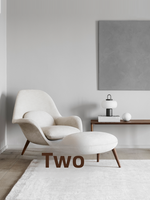 Fauteuil lounge Swoon, Chaise Tigre design, Fauteuil canapé créatif et décontracté, en fibre de verre, personnalisable, pour salle d'exposition et café