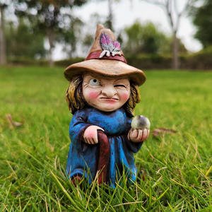 Ornamenti da scrivania personalizzati in resina per casa e ufficio decorazioni da giardino per esterni statuette magiche di <span class=keywords><strong>streghe</strong></span> di Halloween - Product Image 3