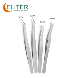 ELITER Hot Sell Eyelash Tweezers Custom Logo Eyelash Tweezers New Design Eyelash Tweezers Kit