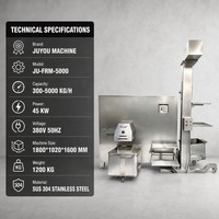 Machine à hacher la viande de conception compacte, prête à être expédiée, pour la fabrication de saucisses et de boulettes de viande