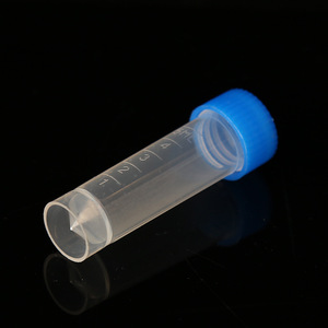 Flacon de prélèvement d'échantillons Kehua Medical 5 ml avec bouchon à vis et couvercle pour le stockage d'échantillons d'urine - Product Image 1
