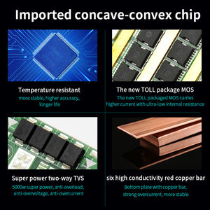 JBD Identification automatique 17S 20S 21S 24S BMS 60V 72V 82V LiFePO4 Li-ion Batterie Batterie BMS 40A 60A 100A 150A 200A - Product Image 4