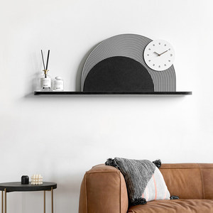 Wall <b>Clock</b> Large Size Irregular Shape Quartz Movement <b>Battery</b> Powered Oversized Dining Room Modern Minimalist Design - Product Image 2