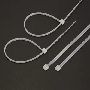High tensile strength custom design self locking nylon cable tie