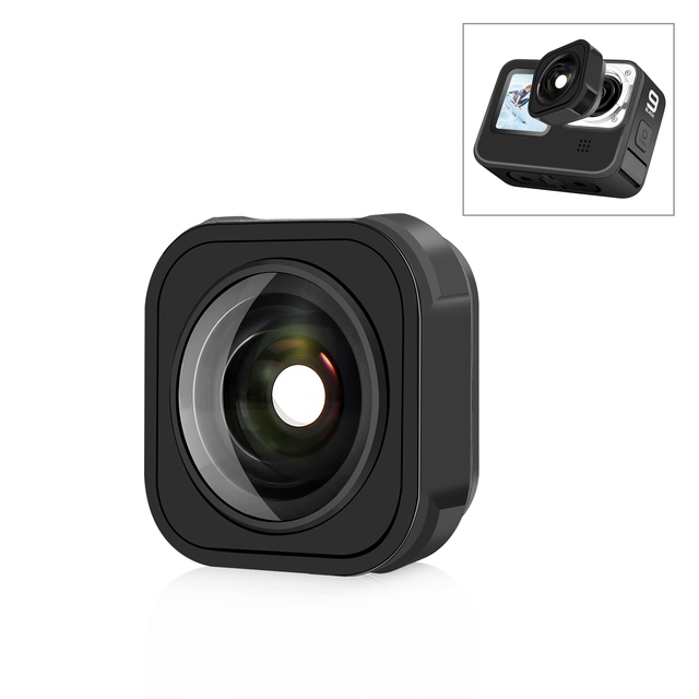 PULUZ Replace Max Lens Mod Wide Angle Lens for GoPro Hero13 Hero12 Hero11 HERO10 HERO9 Black