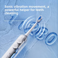 Smart 45 °   Brosse à dents électrique sonique 4 modes 3 intensités IPX7 étanche Type C pour soins bucco-dentaires à domicile OEM ODM.