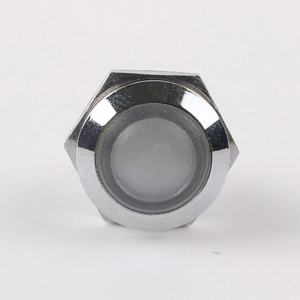 12mm pirinç Nickelage çok renkli LED göstergesi yüksek ışık boncuk küresel kaynaklı ayak su geçirmez <span class=keywords><strong>2</strong></span>-Pin terminalleri endüstriyel - Product Image 4