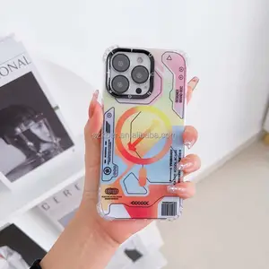 Top Supplier Cool Circuit Board Printing 2mm Airbag Shockproof Lens Film Protection TPU Mobile Phone Cover Case For Iphone 11