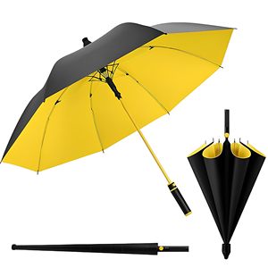 Parapluie Droit Personnalisé avec Logo, Coupe-Vent et Imperméable, pour Homme et Femme, Protection Solaire et Pluie, Parapluie de Golf avec Housse Étanche - Product Image 1