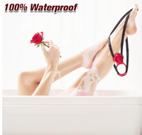 Wiederaufladbarer Wasserdichter Ferngesteuerter Vibrator für Frauen APP 10 Geschwindigkeiten Rosenform USB Magnetisches Aufladen Bluetooth 32ft Reichweite