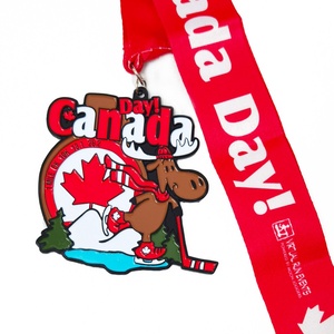 Medallas de Maratón al por Mayor, Medallas Deportivas de Metal Sublimadas, Medallas Personalizadas para Navidad, Día de Canadá, Carnaval - Product Image 4