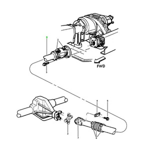Arbre de transmission arrière Ram 52105866AB en acier pour camion Ram 1500 2500 3500, pièce de rechange - Product Image 3