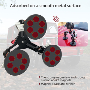 Support de montage de voiture magnétique avec logo personnalisé à <span class=keywords><strong>prix</strong></span> d'usine de haute qualité pour caméras Action <span class=keywords><strong>GoPro</strong></span> - Product Image 4