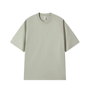 Vente en gros 100% T-shirt blanc en coton épais T-shirts blancs unis personnalisés pour hommes - Product Image 3