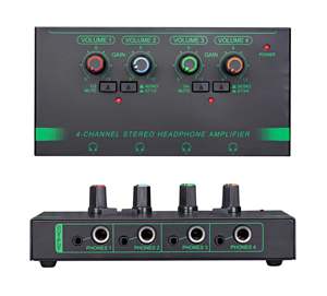 Amplificateur de casque stéréo portable Voxfull 4 canaux - Product Image 1