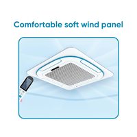 Système VRF 5100 Btu, unité intérieure à pression statique moyenne, chauffage et refroidissement, climatiseur central, moteur à faible bruit, économie d'énergie